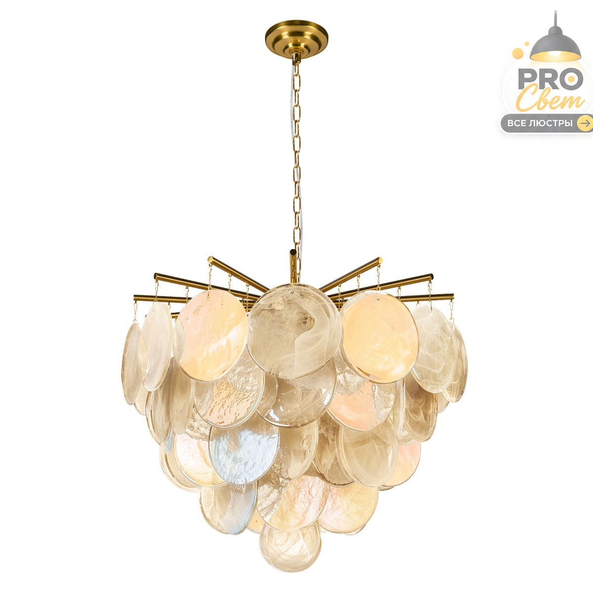 подвесная люстра loft it lolly 10492/600 champagne