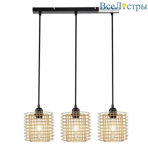 Подвесной светильник Escada Grid 10190/3S Gold