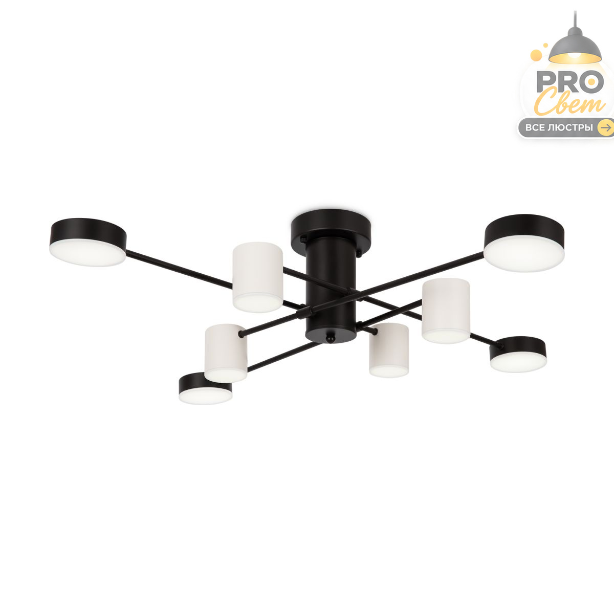 потолочный светильник freya tibo fr6048cl-l8b