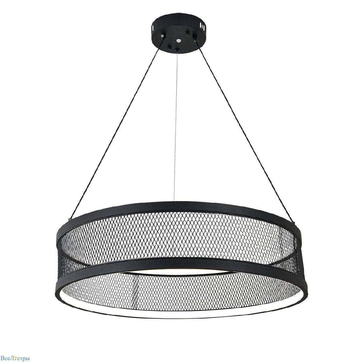 подвесная люстра indigo solido 10022/1p black v000113l