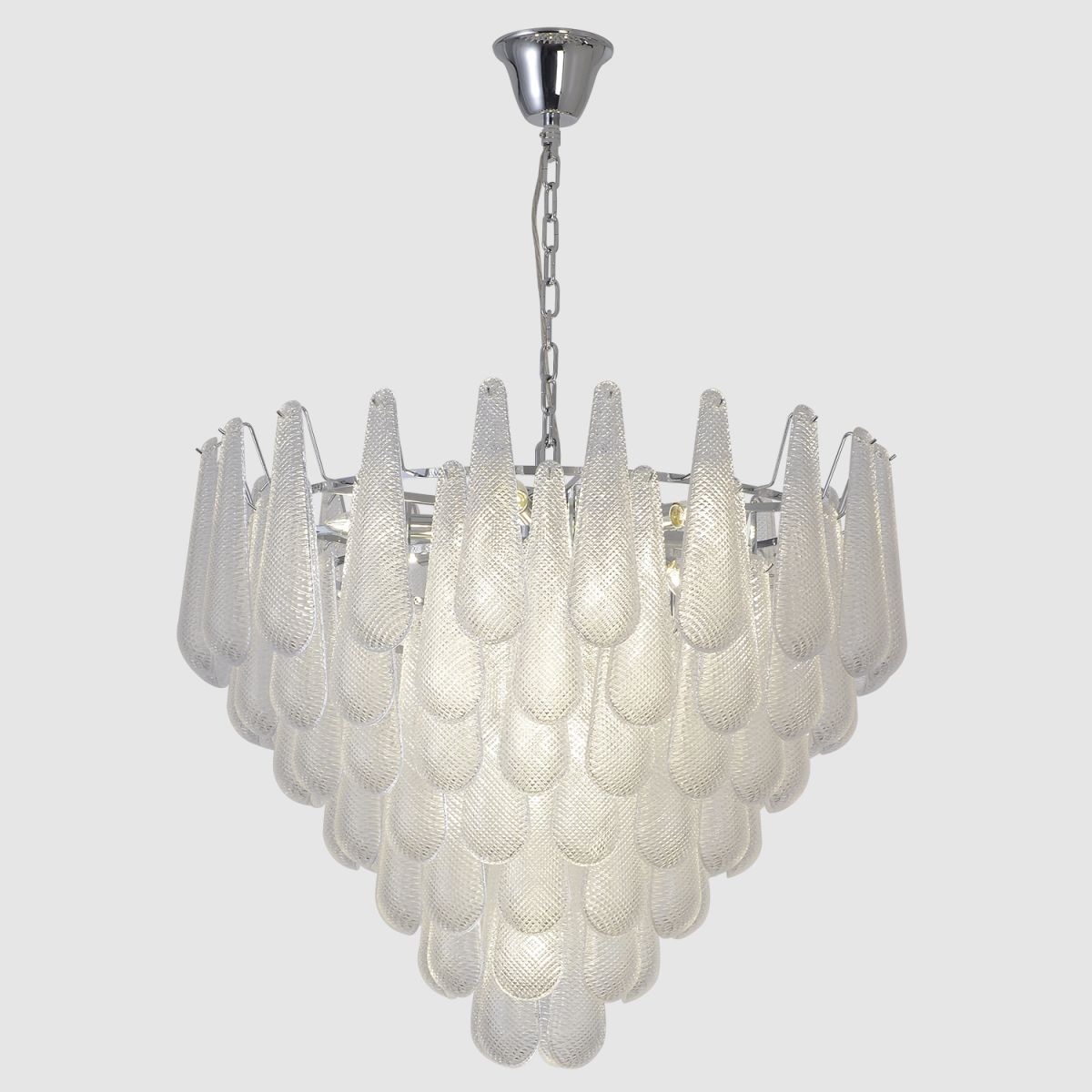 подвесная люстра crystal lux fontain sp18 chrome