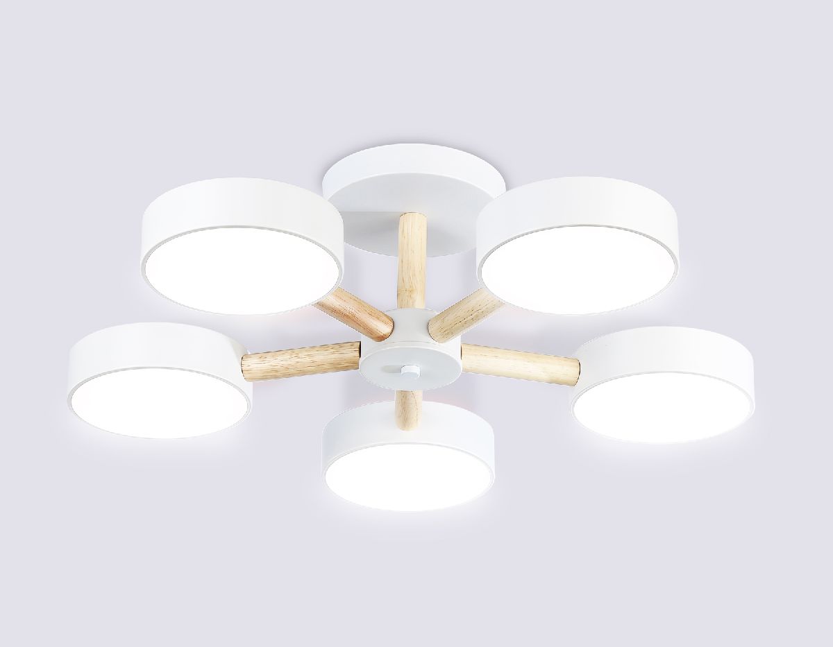 люстра на штанге ambrella light comfort linetech fl4825