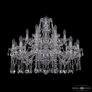 Подвесная люстра Bohemia Ivele Crystal 1413/12+6/300/2d Ni
