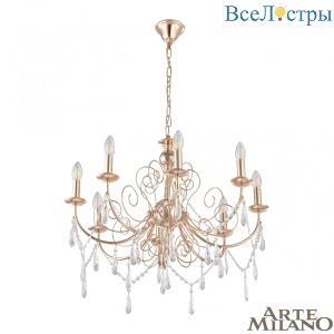Подвесная люстра Arte Milano 345620/8 FGD