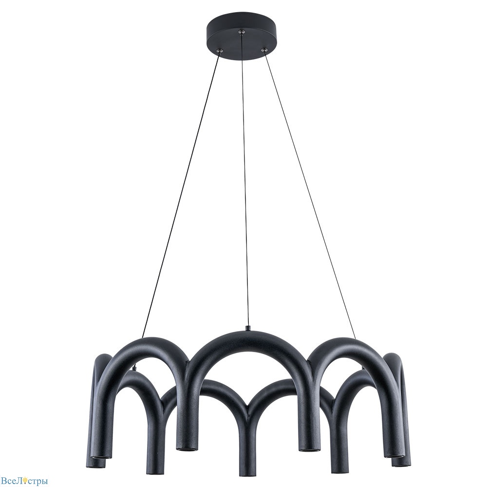 подвесная люстра arte lamp warhol a3258lm-45bk