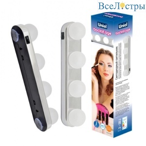 Настенный светодиодный светильник (UL-00006856) Uniel Backstage ULM-F54-2W/4000K/4AA IP20 Chrome