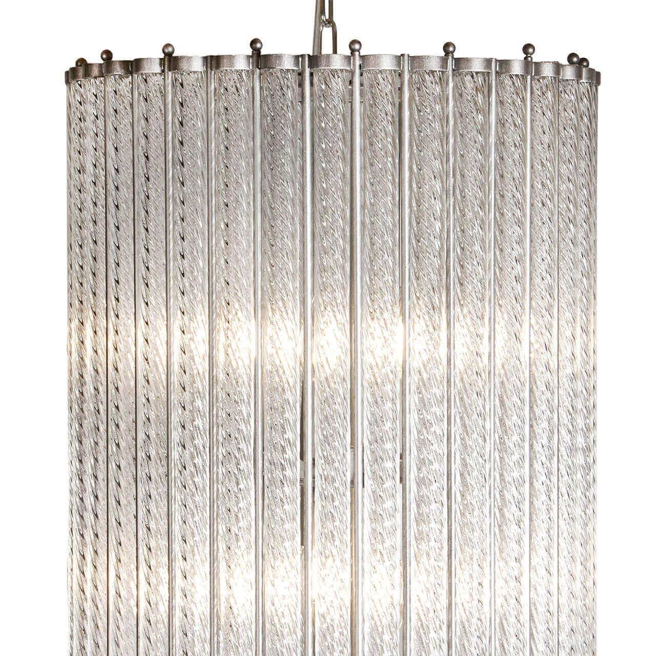 подвесная люстра ilamp manhattan md0266-6 silver