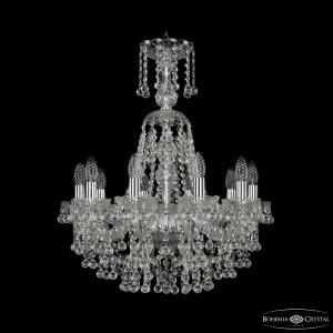 Подвесная люстра Bohemia Ivele Crystal 1409/10/195/XL-67 Ni