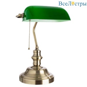 Настольная лампа Arte Lamp Banker A2492LT-1AB