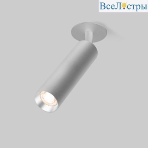 Встраиваемый светодиодный спот Elektrostandard Diffe 25040/Led серебряный a058227