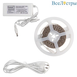 Светодиодная лента (комплект) General GLS-2835-120-9.6-12-IP20-PRO-3-5-KIT 501022