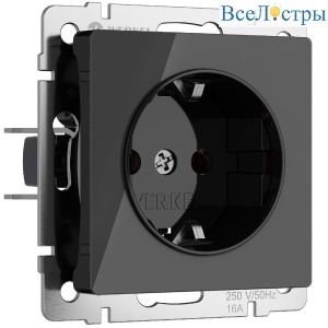 Розетка с заземлением Werkel 4690389197703 W1171048 a064041