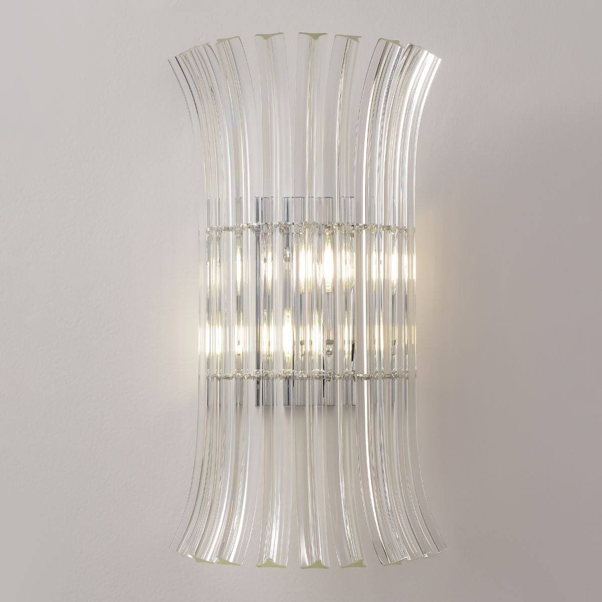 настенный светильник crystal lux cascada ap2 chrome