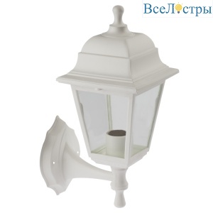 Уличный настенный светильник ЭРА НБУ 04-60-001 белый Б0048113