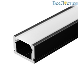 Алюминиевый профиль Arlight PIK-1007-2000 ANOD BLACK 045492