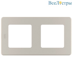 Рамка двухместная Legrand Inspiria 673948