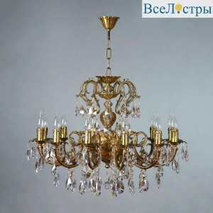 Подвесная люстра Ambiente Alicante 8888/12 AB Tear drop