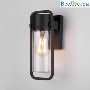 Уличный настенный светильник Elektrostandard Lab 35001/D черный a061043