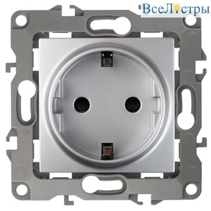 Розетка 2P+E Schuko Эра 12-2001-03 Б0014683