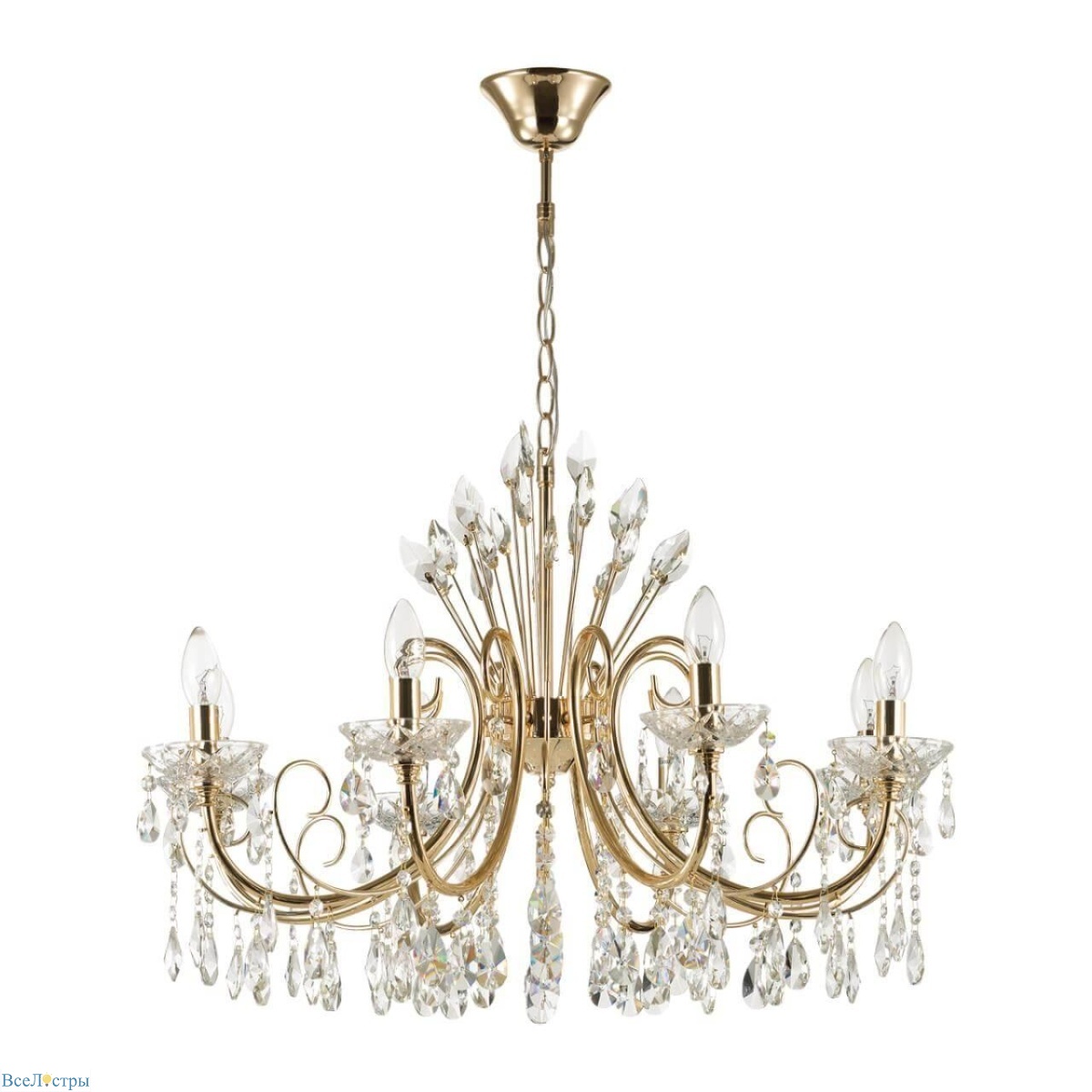 подвесная люстра odeon light hall versia 4977/8
