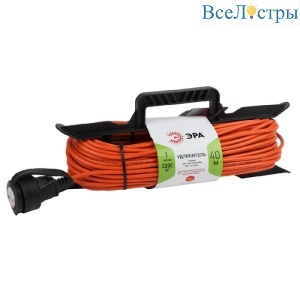 Удлинитель силовой ЭРА UFx-1-2x1.0-40m-IP44 Б0046824