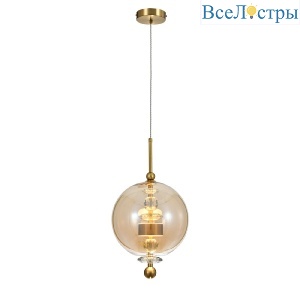 Подвесной светильник Indigo Illusione 11055/1P Amber V000188L