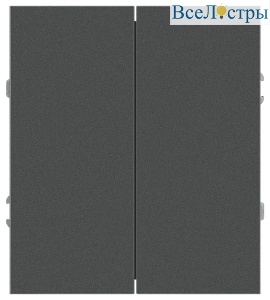 Переключатель Эра Arktik 16-1110-06 перекрёстный двойной 10АХ-250В графит Б0070409