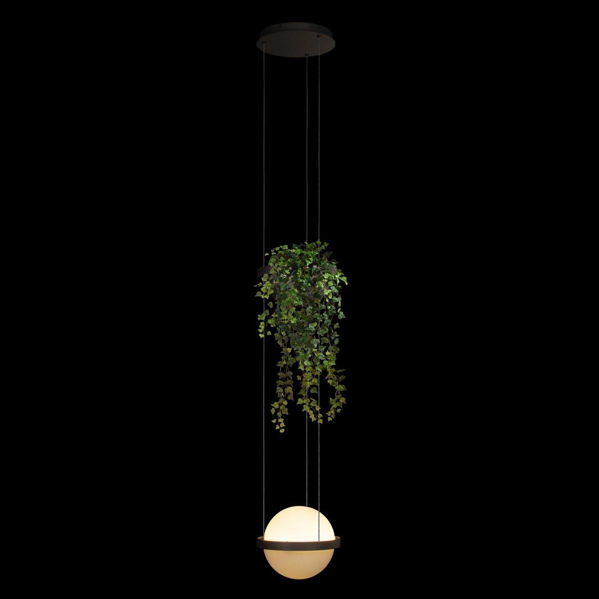 подвесной светодиодный светильник loft it jardin 10121/1p dark grey