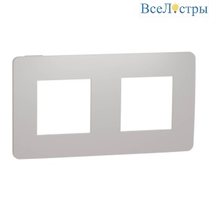 Рамка 2-постовая Schneider Electric Unica New NU280424