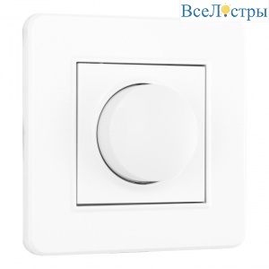 Диммер с рамкой Arte Milano SET16-1-48-1 white