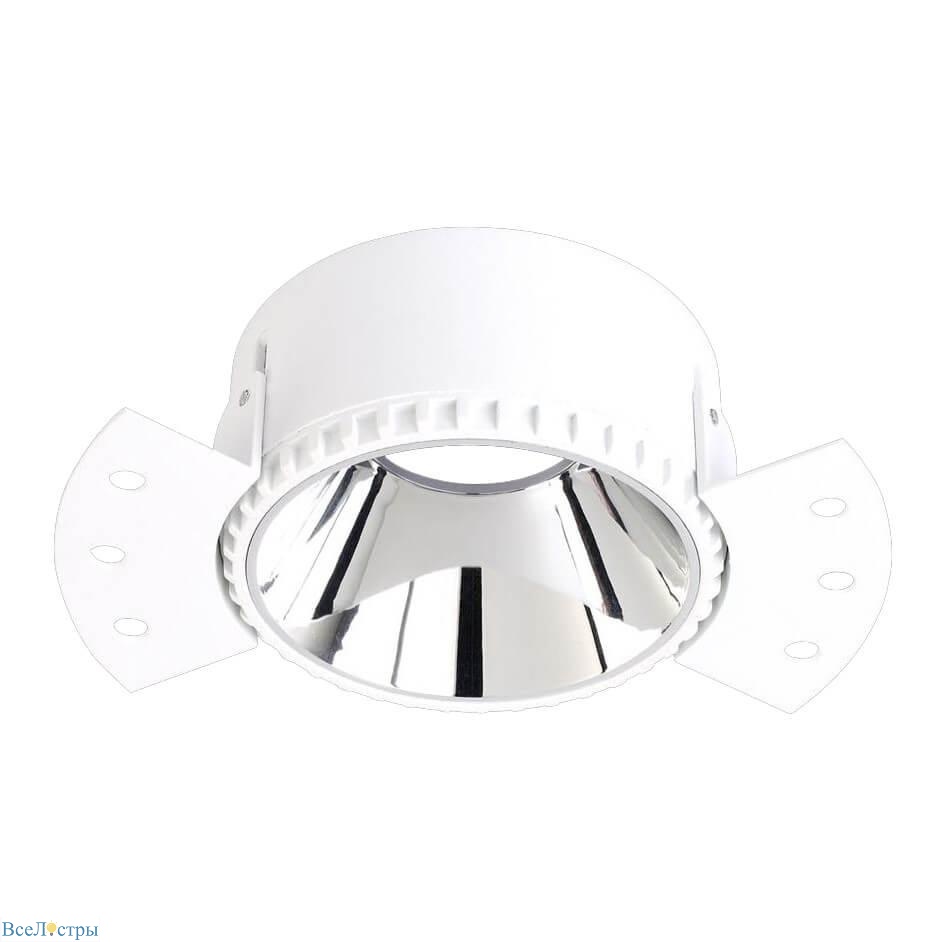 встраиваемый светильник crystal lux clt 050c1 wh-ch