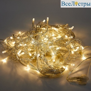 Гирлянда бахрома с эффектом мерцания Uniel ULD-B50006-880/TTK WARM WHITE IP44 UL-00013329