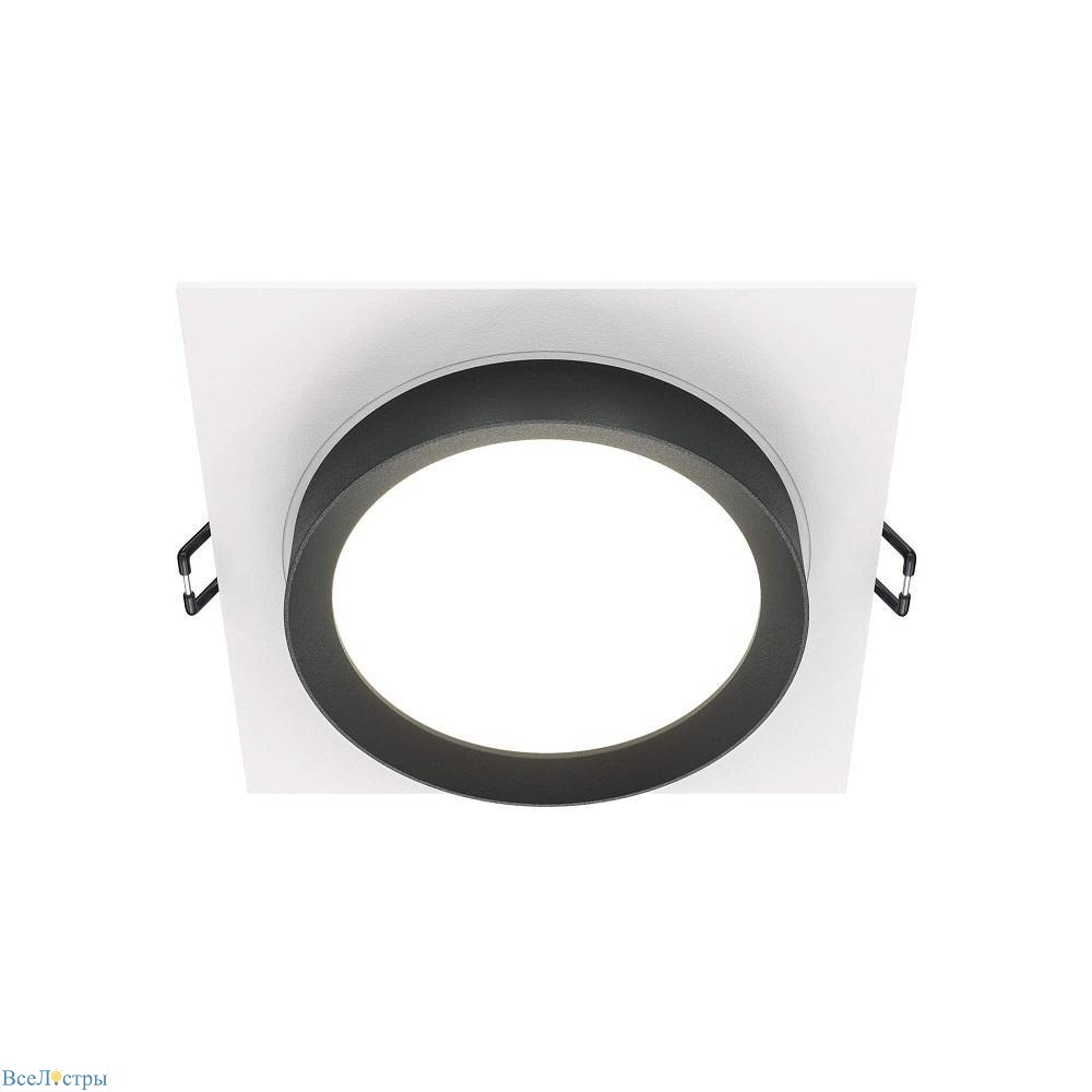 встраиваемый светильник maytoni hoop dl086-gx53-sq-wb
