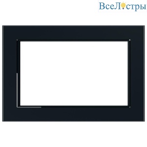 Рамка 2-местная Stekker Катрин черный матовый GFR00-7012-05М 49605