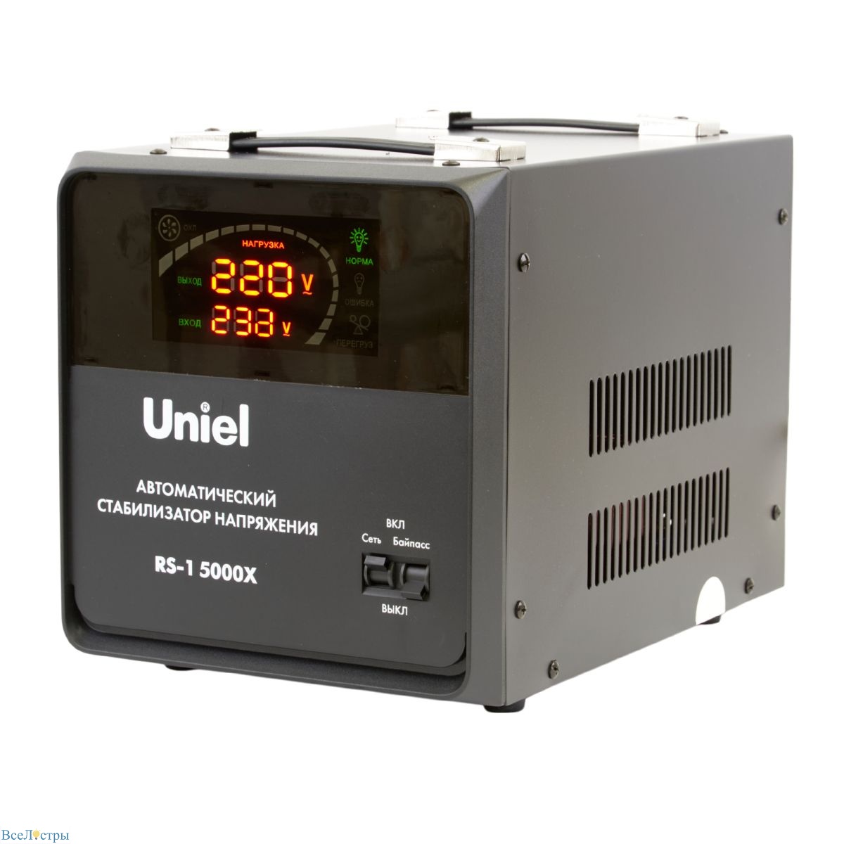 стабилизатор напряжения uniel reliability rs-1 5000x ul-00012858