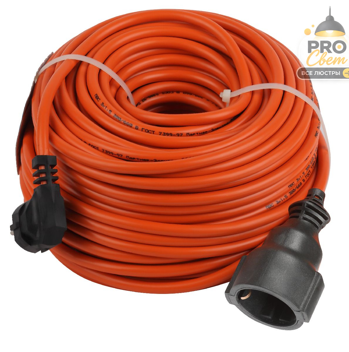 удлинитель силовой эра upx-1e-3x1.5-50m б0046819