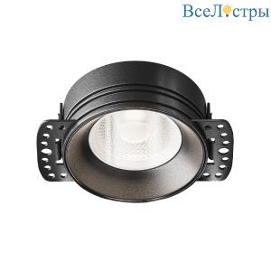 Встраиваемый светильник Maytoni Flint DL101-GU10-TRS-B
