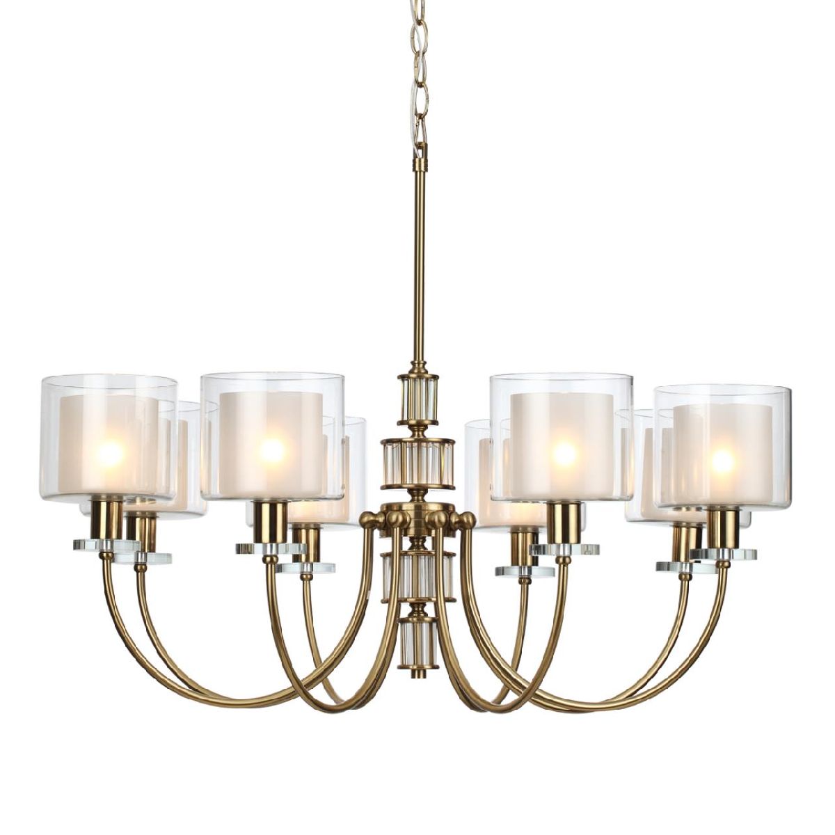 подвесная люстра odeon light saga classic 5088/8