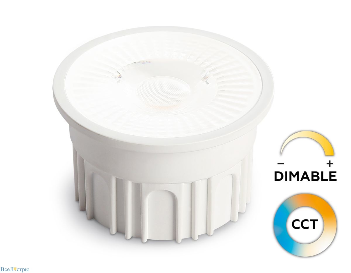 светодиодный модуль ambrella light bulbing led mr16-dd 12w ic 220-240v 6400k 4000k 2700k cct memory dimmer 212510