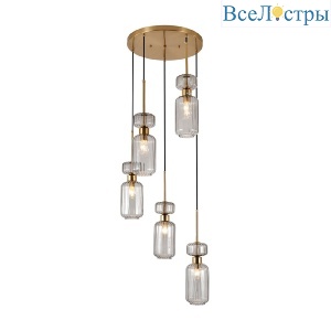 Каскадная люстра Escada Gloss 1141/5S Smoke