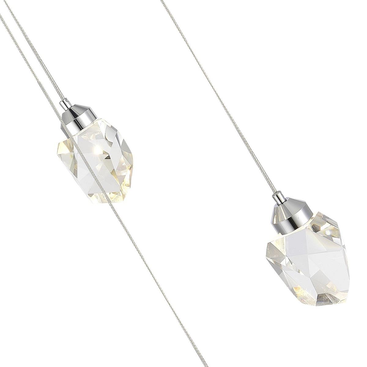 подвесная светодиодная люстра st luce cascato sl6114.103.06