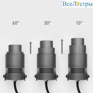 Уличный светильник Arlight ALT-RAY-ZOOM-R61-12W Warm3000 (DG, 10-60 deg, 230V) (IP67 Металл) 026447(2)