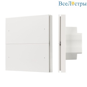 Кнопочная панель Arlight SMART DALI-301-22-4K-D2-IN White (BUS, Frameless) (IARL, IP20 Пластик) 060978