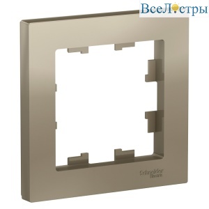 Рамка 1-постовая Schneider Electric Atlas Design ATN000501