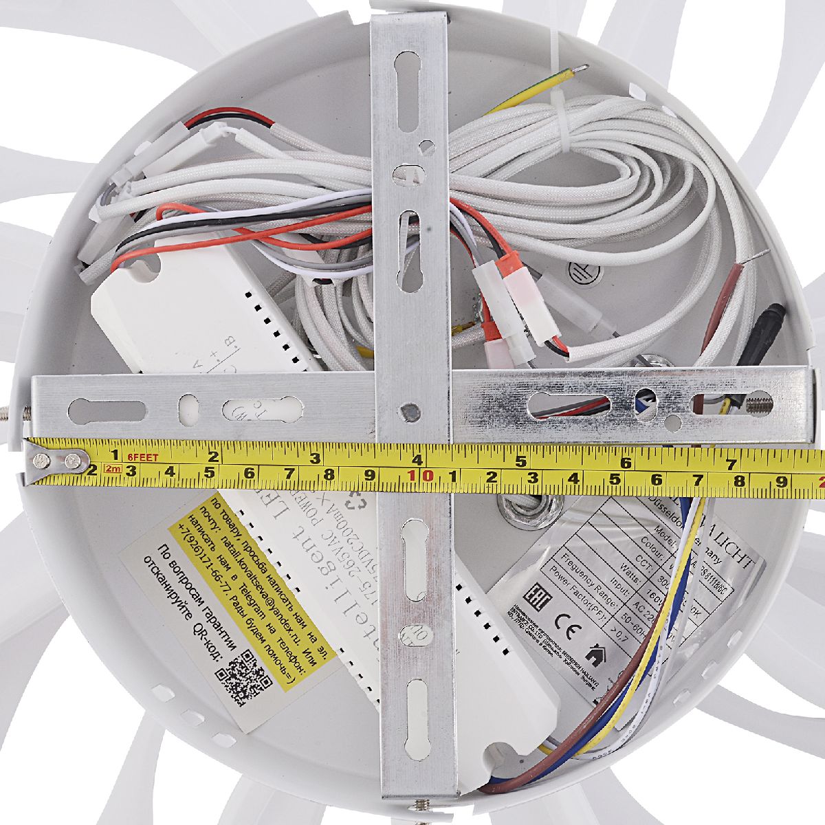 потолочная люстра natali kovaltseva rif led lamps 81118/6c