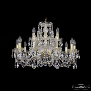 Подвесная люстра Bohemia Ivele Crystal 1402/10+5/240 G