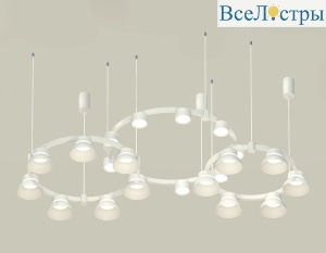 Комплект подвесного светильника Ambrella Light Techno Ring XR92082010 (A9208x3, C9241, C9236, C9231, N8112, N8140)