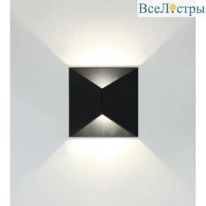 Уличный настенный светильник IMEX Wels IL.0014.0012 BK