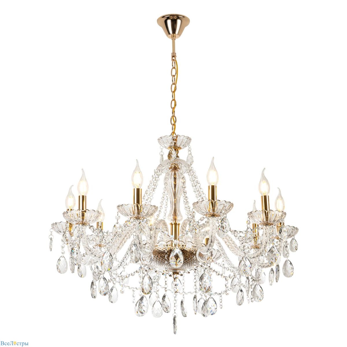 подвесная люстра modelight mdl.7068.10hc gd