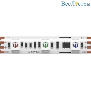 Светодиодная лента Maytoni Led Strip 12В 5050 14,4Вт/м RGB 5м IP 65 201243